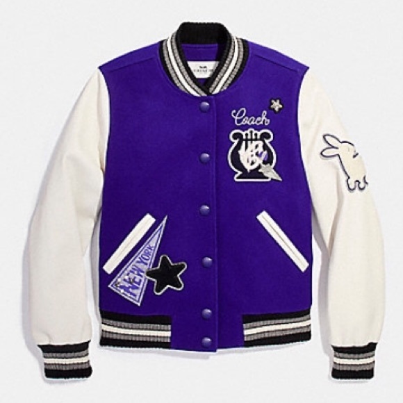 COACH Waverly Varsity Jacket - Picture 1 of 3